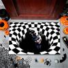KASESSS Zerbino Ingresso Esterno di Halloween, Clown Zerbino Ingresso Interno, Zerbino Esterno Horror, Tappeto Ingresso Esterno, Zerbini per Ingresso Esterno Lavabile per Casa Porta, Corridoio 40x60CM