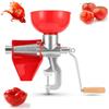 Oumefar Spremiagrumi manuale in lega di alluminio Spremiagrumi a manovella Spremiagrumi in metallo resistente Spremiagrumi spremiagrumi Strumento di estrazione per frutta Pomodoro Limone Arancia Verdure