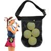 Generic Cintura porta palline da tennis - Borsa da raccolta per palline da ping pong | Marsupio da golf regolabile per competizione, allenamento, palestra, accessori per pickleball