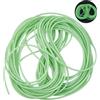 SUPERFINDINGS Tubo luminoso da pesca 590,55 in morbido silicone, 3,5 mm, strumento per la pesca notturna, pesca in acque profonde