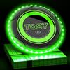 TOSY Flying Disc - 36 LED Monocolore, Super Luminoso, modalità Smart, Auto-Illuminazione, Ricaricabile, Impermeabile, Gioco Outdoor per Bambini e Adulti, 175 g