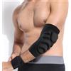Auratrove Ginocchiere e gomitiere in EVA ispessite per protezione traspirante dagli urti in sci, scooter, ciclismo sport