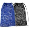 Takingup Borsa da nuoto in rete da 2 pezzi, zaino con coulisse da 27x19 pollici per attrezzatura da snorkeling, pinne, sport da spiaggia, borsa da nuoto