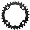 SunRace Corona Singola BCD 96 mm 30D Alluminio Nero