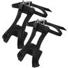 BESTOYARD 1 Paio di Pedal Toe Clip in Plastico Nero Cinghie per Pedali Bici da Strada e Mountain Bike per Creare Un'atmosfera Estiva e Sicurezza