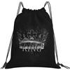 Generic Zaino con Coulisse King 04 Drawstring Backpack Leggero Sacchetta Sportiva Impermeabile Sacca da Palestra per Unisex Spiaggia Vacanze