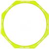 SZLIFE Anelli Agilità Ottagonali per Allenamento Calcio, Cerchi da Allenamento in Plastica PP Ispessita per Velocità e Coordinazione, Verde fluorescente, 50cm