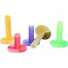 Ycauty Set di supporti per palline in gomma Tenden Tee per allenamento all'aperto, tappetino da golf, regali per dilettanti e professionisti