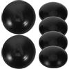 Hohopeti 6 Pezzi Cappucci per Trampolino in Gomma Nero, Copertura Professionale per Tubo Trampolino Finitura Fine, Protezione Sicura per Pali di Piccoli Trampolini