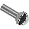 Alomejor Raccordo Scafo Dritto da 1 Pollice Raccordo Portagomma in Acciaio Inossidabile 316 26 Mm ID 105 Mm Lunghezza per Barca Yacht RV Camion Auto Lavello Scarico Pompa di Sentina Ombrinale Uso