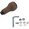 MoSundi Manopola per mulinello da pesca per Daiwa Complex F4 F6 Cardif Sephia EVA Grip pillole 51x27mm parti di ricambio con rondelle verde
