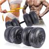 DEIRIS Set Manubri Acqua Regolabile 16 kg 2in1, Pesi Portatili da Viaggio per Palestra, Fitness e Sollevamento Pesi