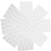 minkissy Tappetino Antiscivolo Facile da Installare Bianco per Tavola da Surf in Eva con Superficie Rigata per Kayak e Sport Acquatici