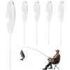 NASSMOSSE Bombarda Galleggiante da Pesca Galleggianti affondanti da Pesca in Acrilico Trasparente Galleggianti da Spinning a Mosca 20g 5 Pezzi