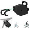 Kryolithm Fune di traino per bicicletta per bambini, corda di trazione retrattile da 2,5 m, per genitori e bambini, capacità di carico di 226,7 kg, per MTB e bicicletta, asta di traino retrattile per