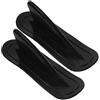 Levemolo Pinna da Surf Rimovibile in PVC Nero 2 Pezzi per Tavola da SUP e Kayak, Aumenta Stabilità e Direzione, per Festa Estiva in Acqua