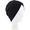 KIURIC Cuffia da nuoto da donna, in nylon, turbante spandex, cuffia da nuoto da donna, super elastica, grande, per bagno, doccia, vacanze, piscina, spiaggia, surf, sport acquatici