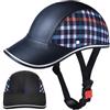 Ginwrek Casco da bici per adulti, casco di sicurezza con cinturino regolabile, protezione solare, scooter, sci, baseball, pattinaggio, per adulti, uomo, donna, nero