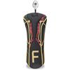 APOMNG Copri Testa per Putter da Golf Magnetico - Pelle PU Fatto a Mano - Adatto alla Maggior Parte dei Putter - Interno Morbido - Design Ricamato Accattivante,L