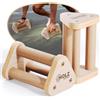 SportBaby Barre per flessioni in acciaio, parallele, antiscivolo, attrezzo fitness per casa e esterno, carico fino a 500 kg
