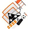 Generic Area di allenamento per calcio 180 cm, attrezzatura da cortile, tessuto Oxford 450D con aste in fibra di vetro, facile da trasportare per allenamento e pratica