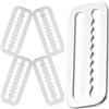 iplusmile 5 Pezzi Fibbie per Cintura Accessori Multipurpose per Cinture da Vita e Webbing per Set in Acciaio Inossidabile 316 a Denti Giapponesi Adatte per Immersioni e Snorkeling