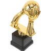 DEEPCRAFF Premio in Plastica Resistente all'ossidazione Guanti Dorati per Portiere da Calcio Regalo per Adulti e Celebrazioni di Compleanno Sportive