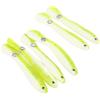 HUIOP 6 Pezzi di Esche da Pesca Esca Morbida in Silicone per Attirare Pesci Bersaglio Design con Coda Oscillante da 10 Cm