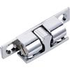 JEWEDECO Chiusura a Molla per Porta Armadietto in Lega di Zinco Argento 50mm, Resistente e Versatile per Yacht e Porte di Mobili