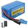 HJGHY Batteria al Litio Ricaricabile da 24 V 8 Ah con Caricabatterie da 2 A, Batteria di Ricambio da 24 V 8000 mAh per Veicoli elettrici per Bambini con Caricabatterie e BMS