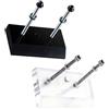 Auratrove Espositore da parete per skateboard, supporto in acrilico galleggiante con viti in acciaio inox, per casa, camera da letto, ufficio, arredamento