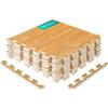 FJROnline Tappetino in schiuma (30 cm x 30 cm), puzzle ad incastro (10 piastrelle)