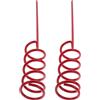 NAMOARLY Supporto per Canna da Pesca a Spirale in Metallo Inossidabile Rosso Design Adattabile e Resistente 2 Unitá per Pesca a Mosca