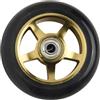 Generic Mozzo Ruota in Lega di Alluminio da 100 mm Ruote for Scooter di Ricambio Lunga Durata Resistenza all'Usura Poliuretano(Red And Black)