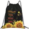 Generic Zaino con Coulisse Black Womens 03 Sacchetta Sportiva Leggero Borsa con Coulisse Impermeabile Sportiva Zainetto per Scuola Unisex Spiaggia