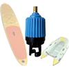 TOYANDONA Adattatore Compatibile per Pompa in Gomma SUP d Aria Gonfiabile Rame Compressore Standard Blu Kayak e Paddleboard