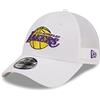 New Era Los Angeles Lakers NBA Home Field White 9Forty Trucker Strapback cap - One-Size