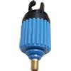 Didiseaon Adattatore per Valvola Aria SUP in Gomma e Rame Blu, Compatibile Pompa Aria Standard per Gonfiaggio Kayak e Paddle Board