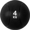 VirtuFit Palla medica Pro - Palla medica - 4 kg - Gomma - Nero