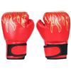 Sorandy 1 Paio di da Boxe per Bambini, da Boxe in Pelle PU Traspiranti Professionali Regolabili, da Allenamento per con con Design Ergonomico, Ideali per Bambini Dai 3 Ai 12 Anni (rosso)