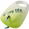 Falafoty Boa da nuoto per esterni, 45 x 33,5 cm, boa gonfiabile ad alta visibilità, per nuoto in acque libere, sport, snorkeling, kayaker, triatleti, accessori per allenamento (verde)