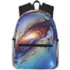 Tamiger Blue Galaxy Print Unisex Leggero Casual Comfort Zaino Quotidiano Lavoro Viaggi Escursioni Pendolari