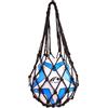 MERRYHAPY Borsa Rete Sportiva Resistente e Leggera in Polipropilene per Pallavolo e Basket, per Palestre e Sale Giochi Design Nero Pratico e Funzionale