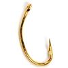 PINGSHI Boutique UK 50 pezzi di ninfa curva dorata, gancio for legare mosche, pupe gamberetti, larve tricotteri, esche da pesca alla trota for la(10)