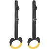 HOMSFOU Anelli da Ginnastica Attrezzatura per Esercizi Indoor in Nailon e Ferro per Migliorare Forza e Flessibilità, Set 1 Paio per Allenamento Pull-up