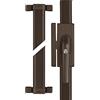 Abus Fos650 Al0145 Spranga con Blocco, Serratura a Spinta con Cilindro per Finestre, Chiave Maestra, Livello di Sicurezza: 10, 73011, Marrone