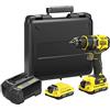 Stanley - FatMax STANLEY FATMAX, TRAPANO AVVITATORE BRUSHLESS 18V V20-2.0 AH. SFMCD720D2K-QW