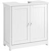 kleankin Mobile Sottolavabo per Bagno Moderno 60x30x60 cm Bianco