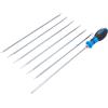 BGS 2326 | Serie di cacciaviti con lame intercambiabili | profilo a T (per Torx) / profilo a T (per Torx Plus) con alesatura | 8 pz.