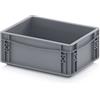 Auer Packaging Contenitore di euro, 30 x 20 x 12 cm, colore grigio, incluso metro pieghevole